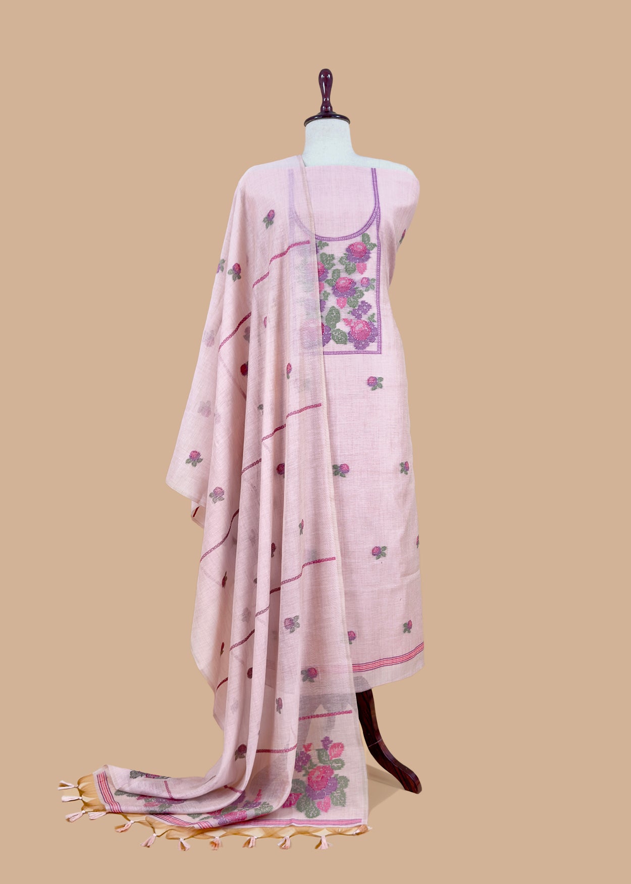 Premium quality jamdani suit for women

