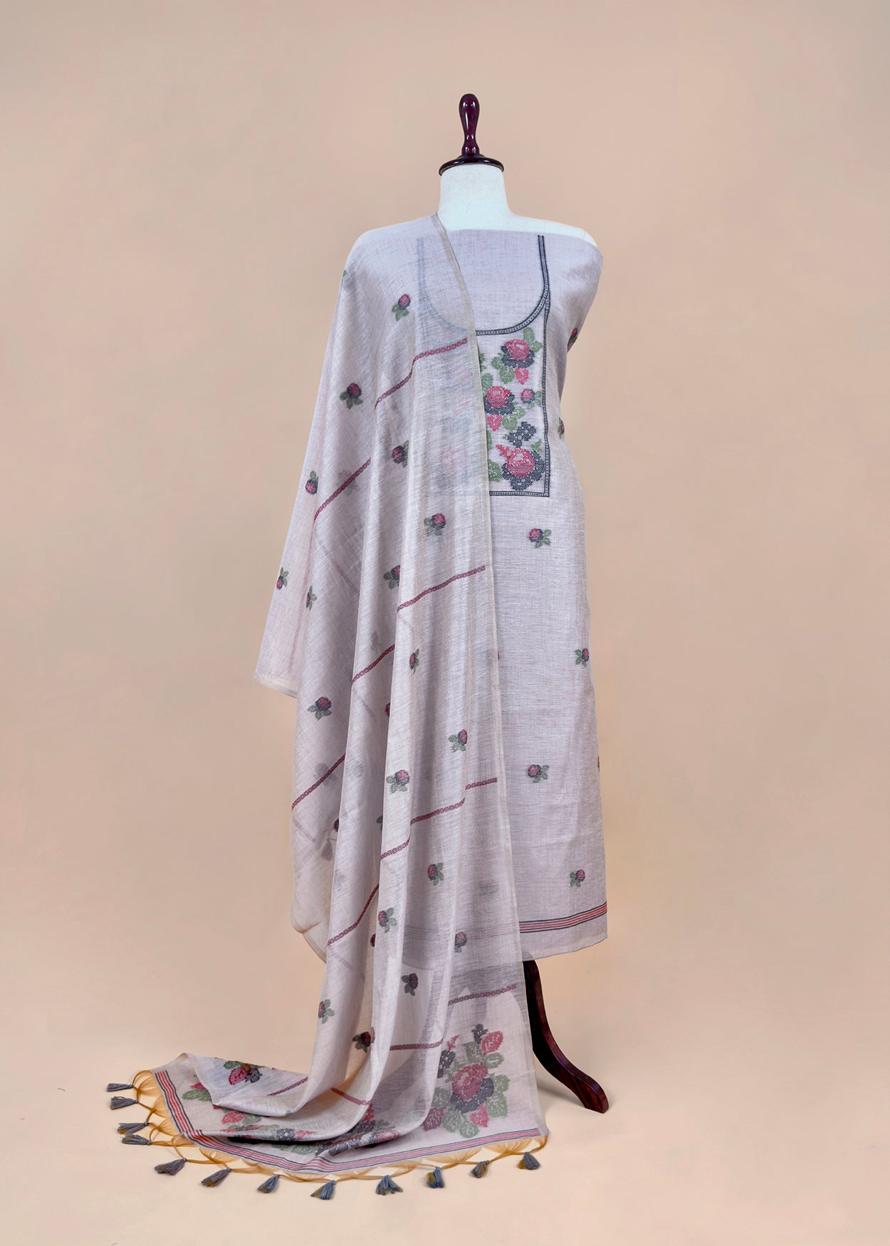 Premium quality jamdani suit for women

