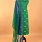 Pure chiniya silk unstitched suit with dupatta

