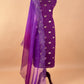Pure chiniya silk unstitched suit with dupatta


