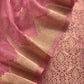 Brocade Kurta With Organza Dupatta