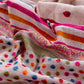 Grey linen Chanderi Suit Fabric With Multicolour Jamdani Weaving