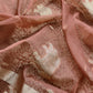 Brown Brocade Kurta With Organza Dupatta