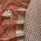 Brown Brocade Kurta With Organza Dupatta