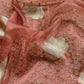 Brown Brocade Kurta With Organza Dupatta
