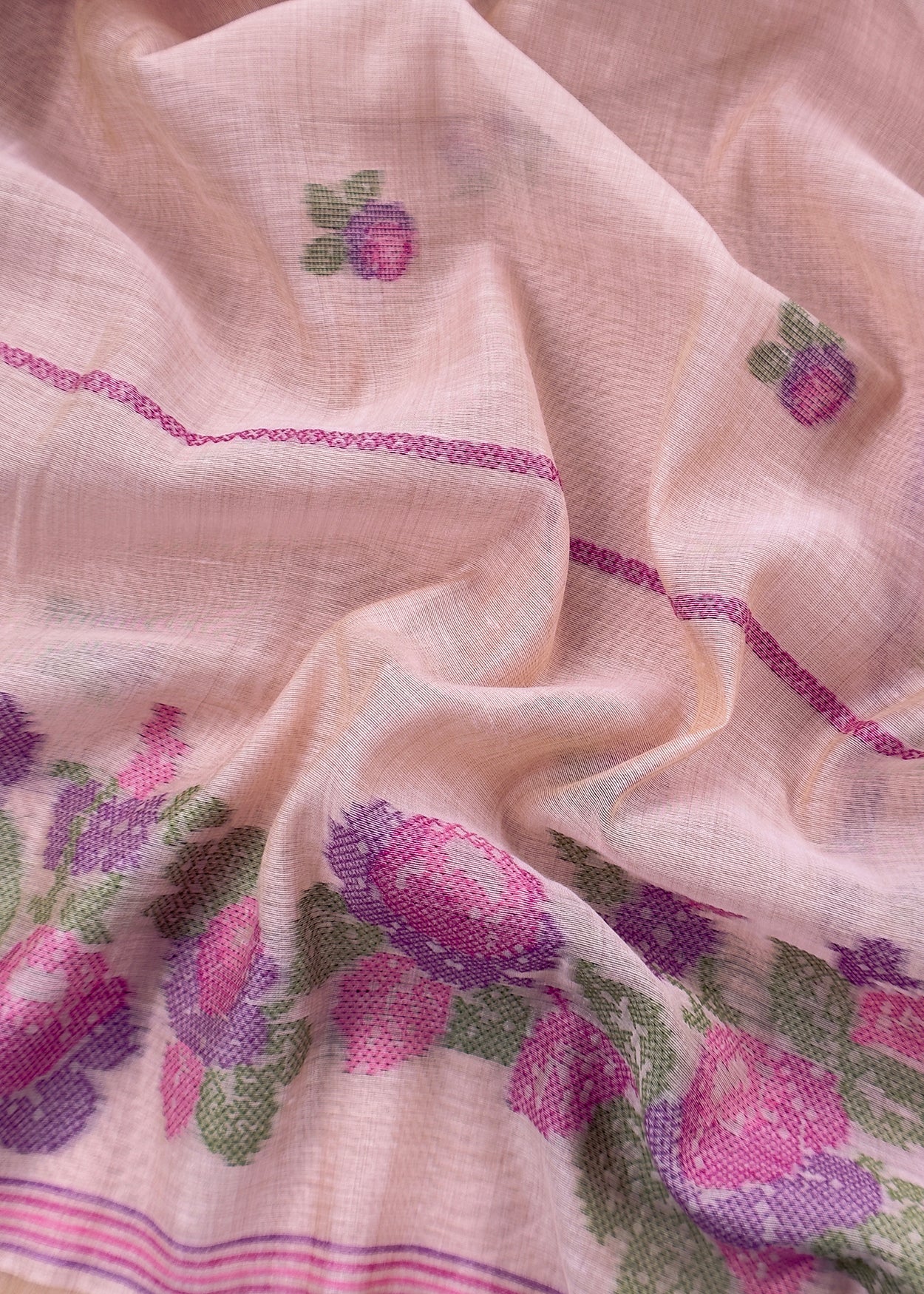 Comfort wear jamdani suit at the best price

