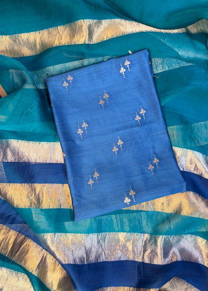 Pure Kora Silk Saree With Kadwa Weaving

