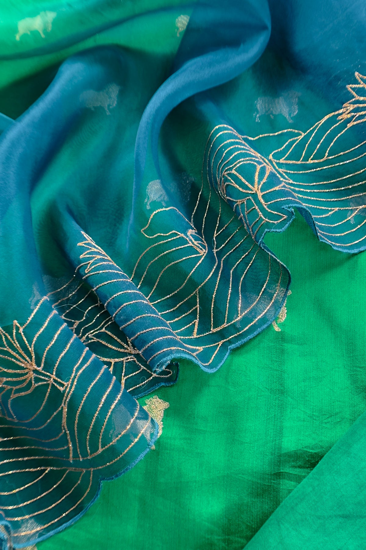 Chiniya Silk unstitched suit set at the best price

