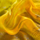 Lemom Yellow Pure Chiniya Silk Kurta And Ombré Kora Silk Dupatta With Handwork