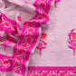 Grey Handloom Banarasi Suit With Meenakari Weaving