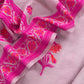 Grey Handloom Banarasi Suit With Meenakari Weaving
