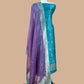 Raw silk unstitched suit set at the best price

