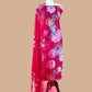 wedding wear organza suit set


