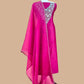 Rani Sa Varanasi Silk Kurta And Kora Silk Dupatta With  Dabka Dori Hand Work With Woven Details