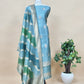 Pastel Blue Handloom Silk Kurta And Rangkaat Kora Silk Dupatta With Meenakari Kadwa Weaving