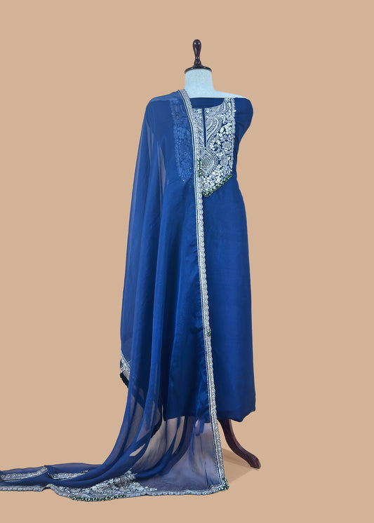 Desiger Raw Silk Suit Online At The Best Price

