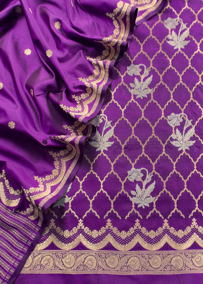 handloom banarasi katan silk suit

