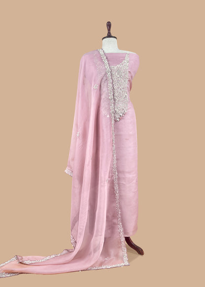 Kora silk suit for bridal trousseau

