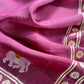 Luxury silk suit fabric with kadwa weaving

