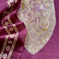 Indian traditional wear unstitched banarasi silk fabric

