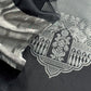Luxury silk suit with kadwa weaving

