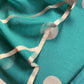 Jode Green Handloom Silk Suit With Lehariya Kora Silk Dupatta In Kadwa Weaving