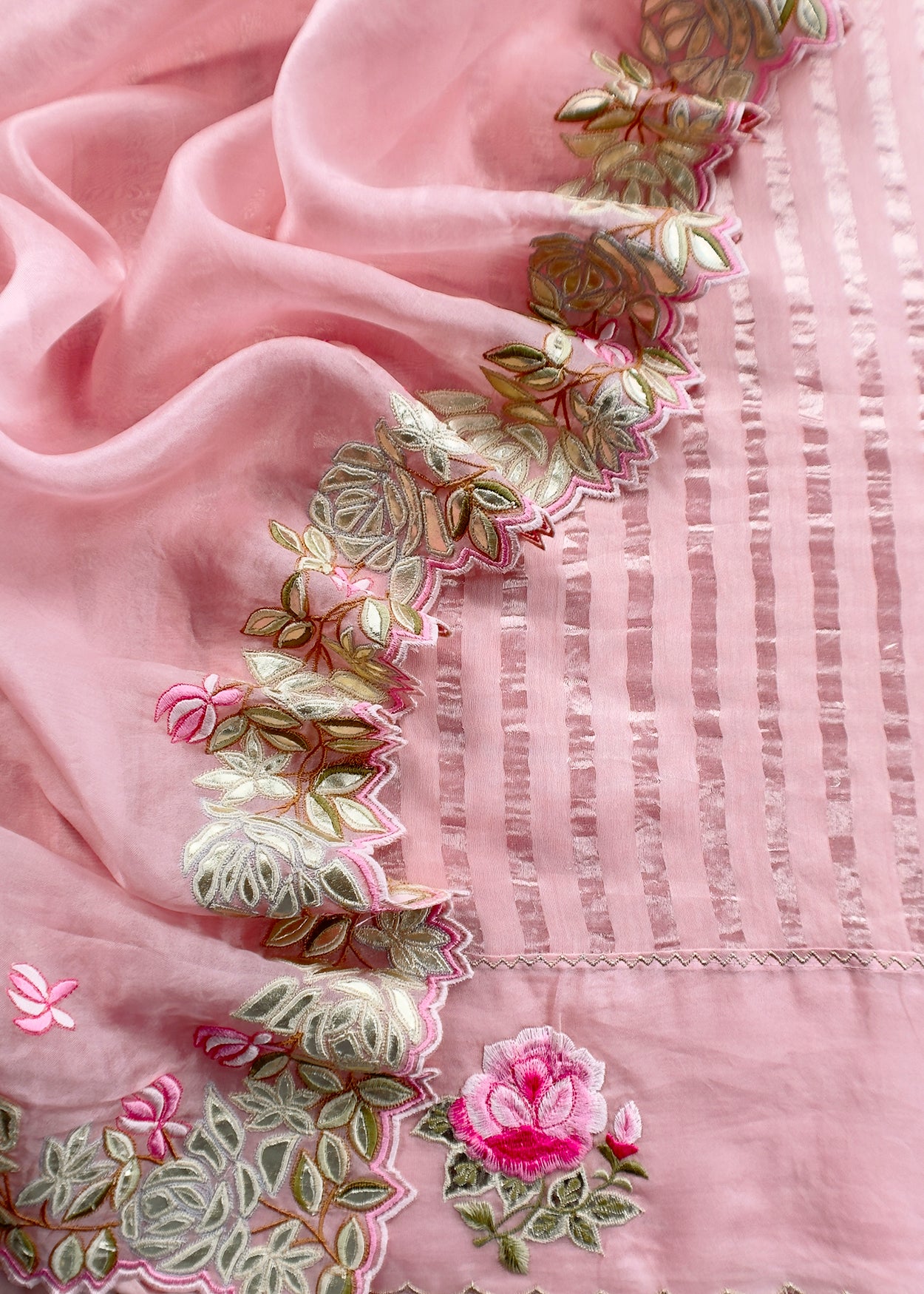 Indian ethnic wear kora silk suits for women


