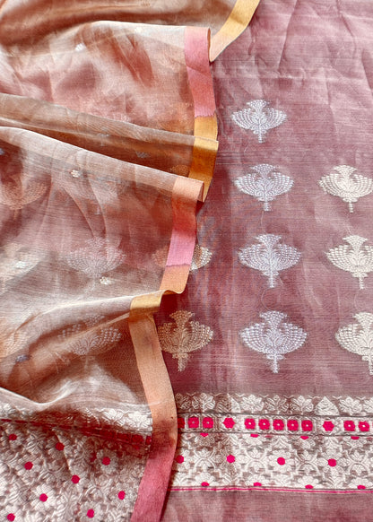 Shop indian wear tissue silk suit for bridal trousseau

