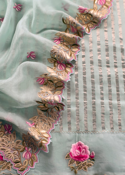 Festive celebration kora silk suit at the best price

