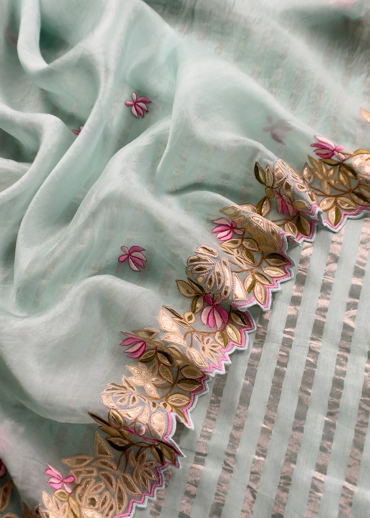 Indian ethnic wear kora silk suits for women

