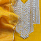 Traditional indian wedding wear dupion silk suit


