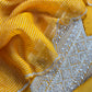 Silk unstitched suit with dupatta


