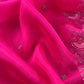 Rani Sa Varanasi Silk Kurta And Kora Silk Dupatta With  Dabka Dori Hand Work With Woven Details