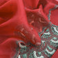 Burnt Red Varanasi Silk Kurta and Kora Silk dupatta with  Dabka Dori Hand work with Woven details