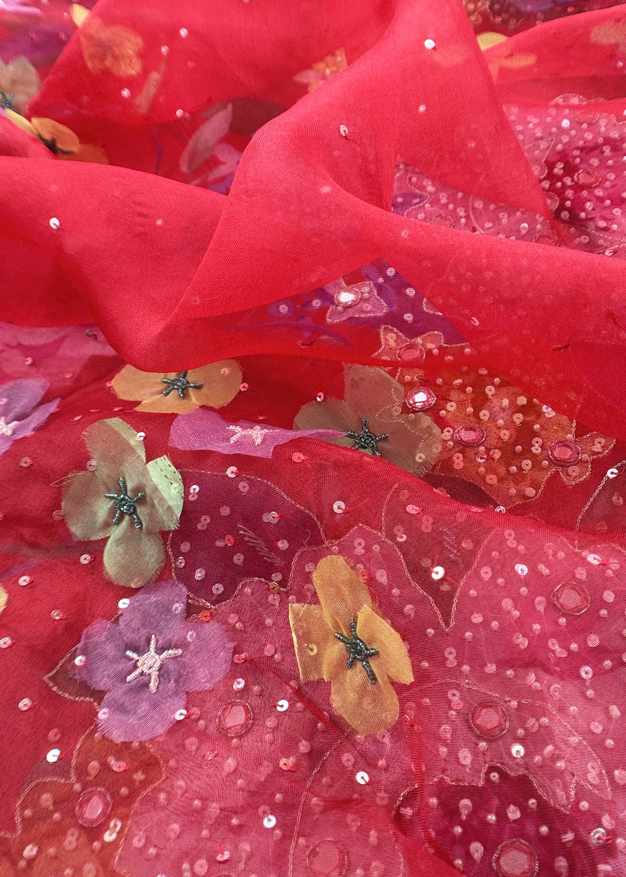 Organza Silk Suit For Bridal Trousseau

