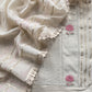 Beige Pure Mul Suit With Gold Pitta Work And Resham Embroidery