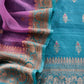 Summer wear suit raw silk fabric

