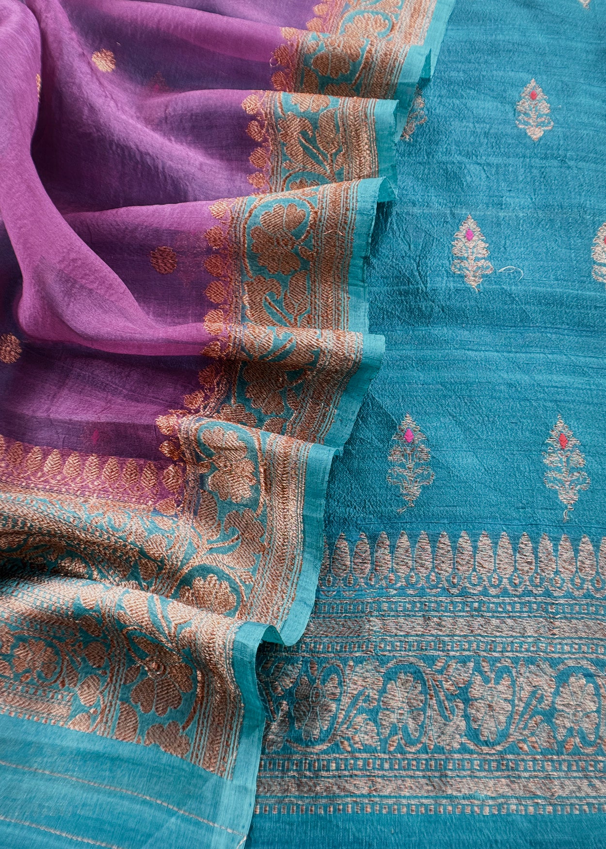 Summer wear suit raw silk fabric

