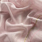 Blush Pink Pure Mul Suit With Gold Pitta Work And Resham Embroidery