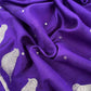 Rani And Violet Son Chiraiya Pure Silk Suit Fabric With Gold Weaving