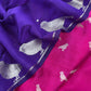 Rani And Violet Son Chiraiya Pure Silk Suit Fabric With Gold Weaving