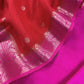Laal Rani Handloom Chiniya Silk Suit With Meenakari Weaving
