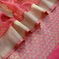 Indian Traditional Wear Brocade Organza Fabric

