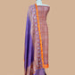 Mulmul suit set with jaipuri handblock print


