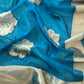 Indian Traditional Wear Brocade Organza F