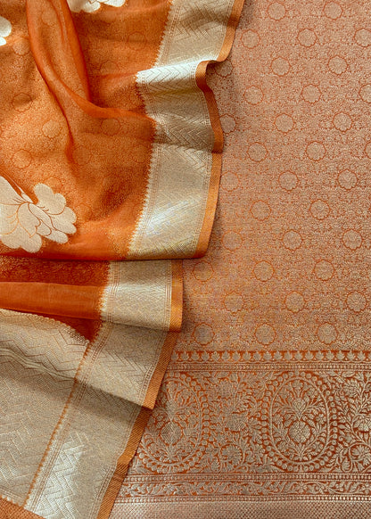 party wear brocade silk suit at the best price

