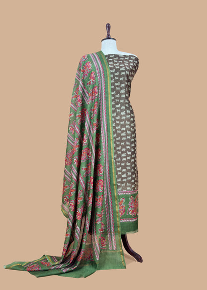 Maheshwari unstitched suit set at the best price

