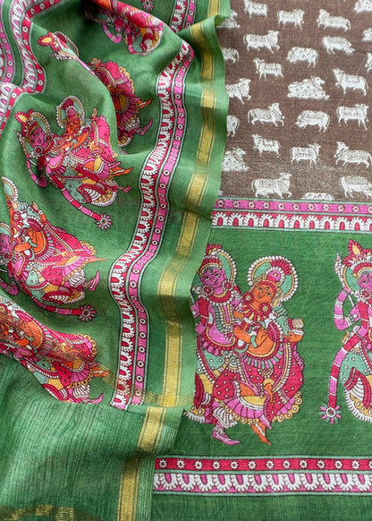 Pure maheshwari suit for women

