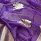 Indian Traditional Wear Brocade Organza 