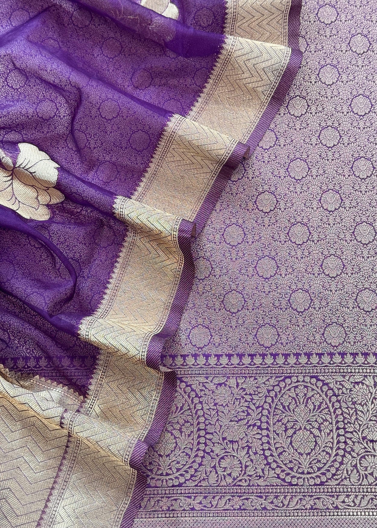 party wear brocade silk suit at the best price